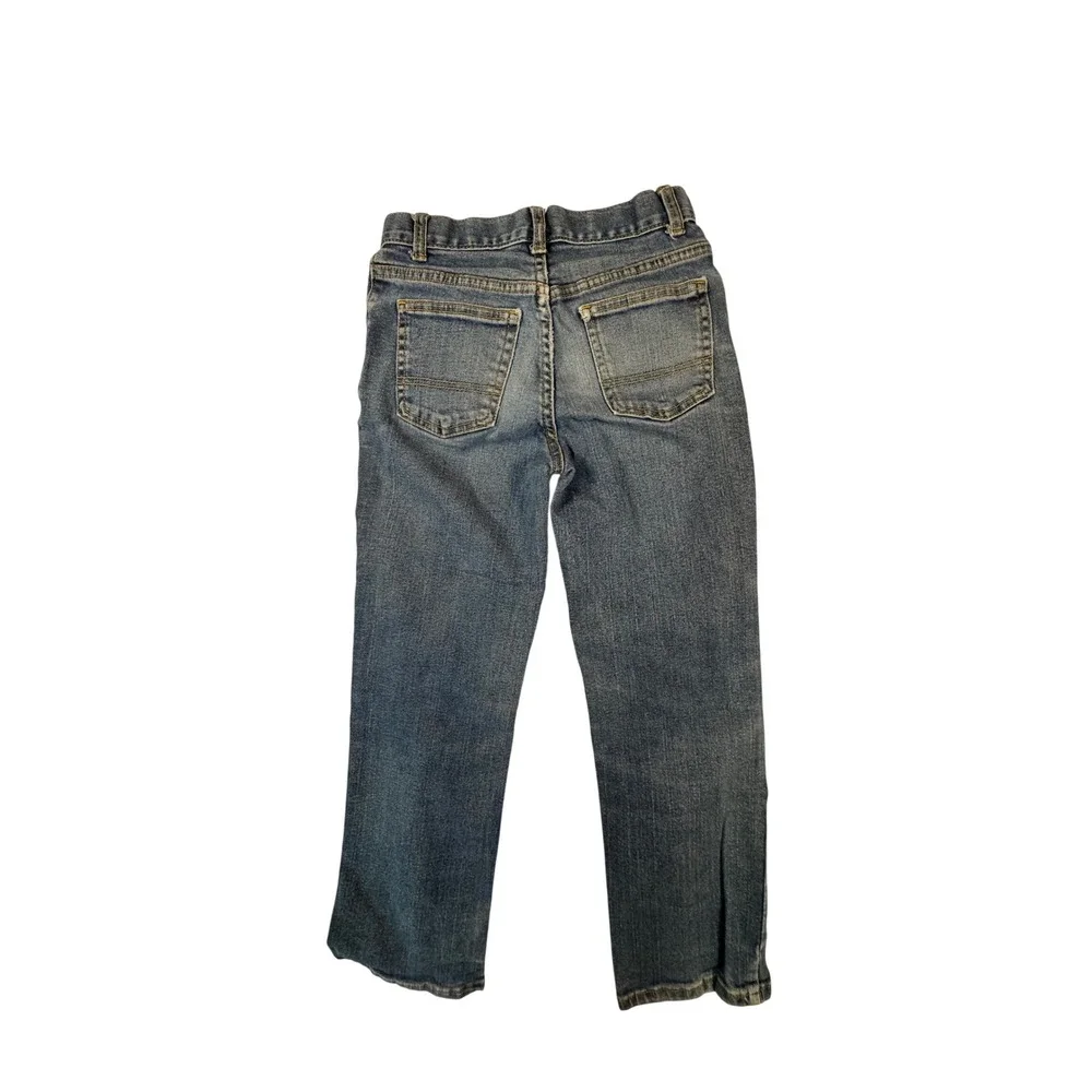 Wonder Nation Relaxed Jeans Boys 10 Regular‎ Blue Denim Adjustable Waist